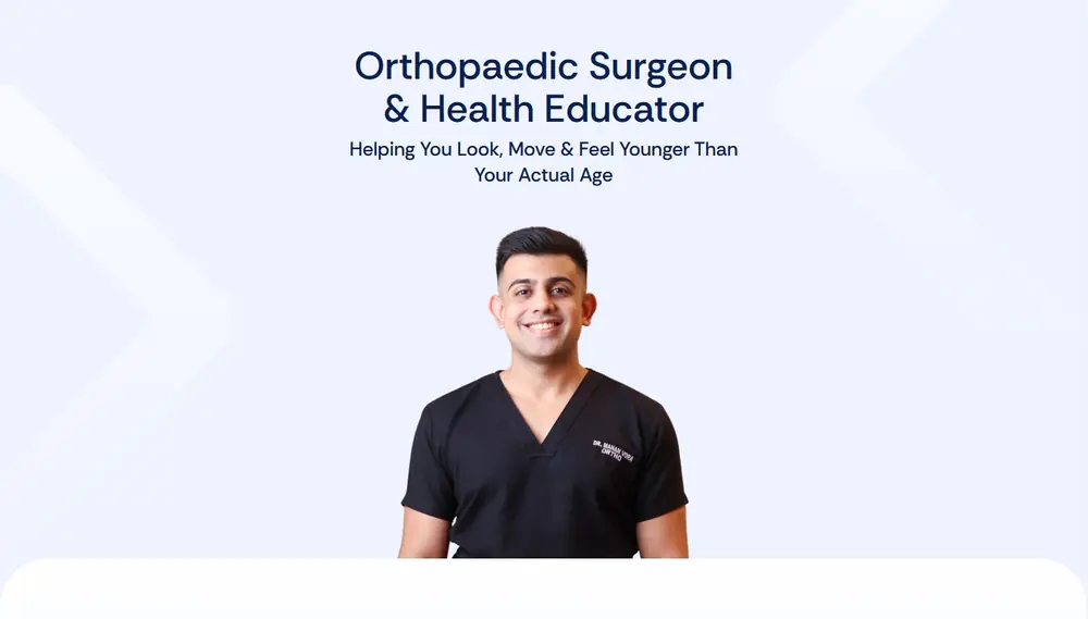 Manan Vora, orthopaedic surgeon and health educator, on drmananvora.com